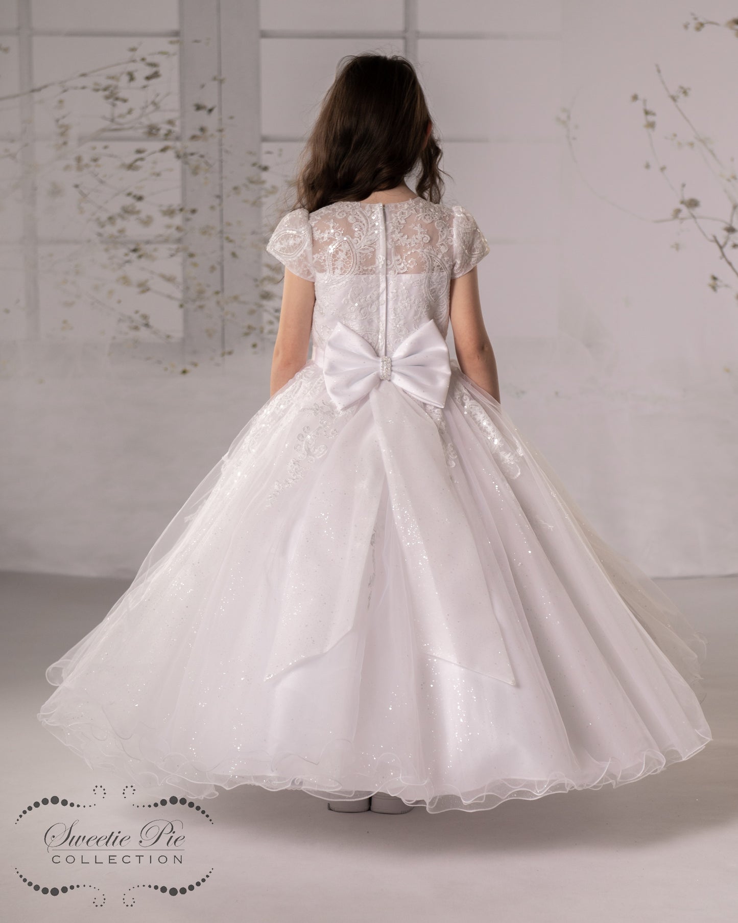 Sweetie Pie White Communion Dress - 4099