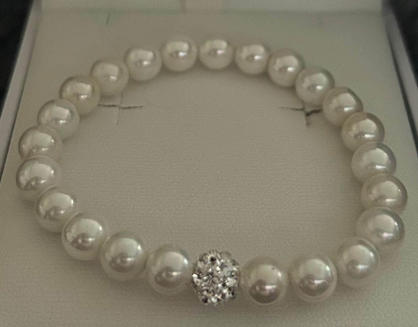 Holy Communion Kids Stretchy Pearl Bracelet