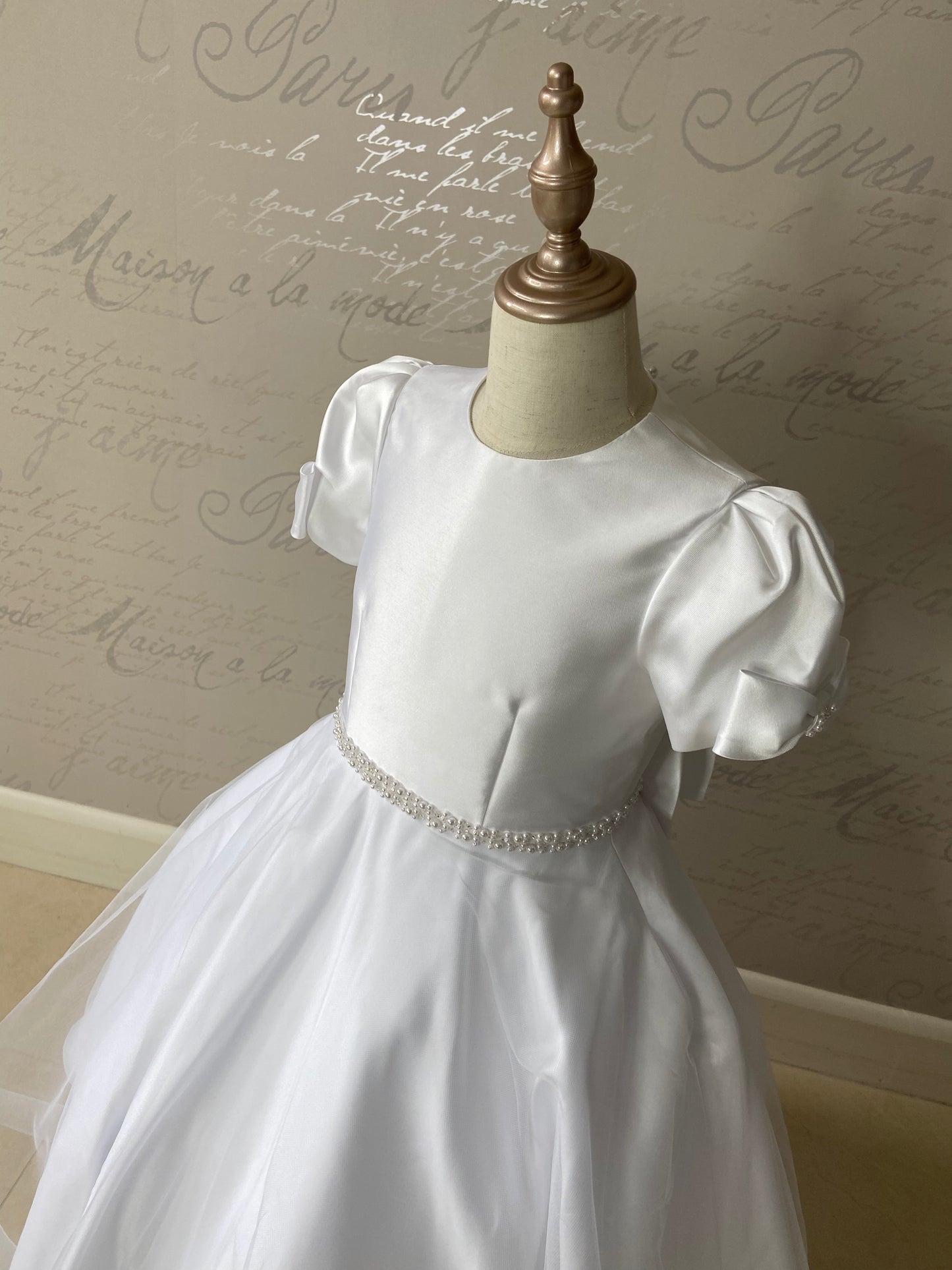 Isabella White Communion Dress - IS26328