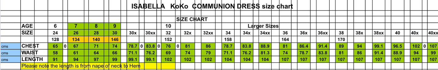 Isabella White Communion Dress - IS26372