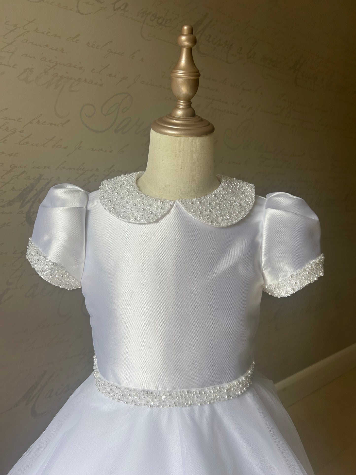 Isabella White Communion Dress - IS26372