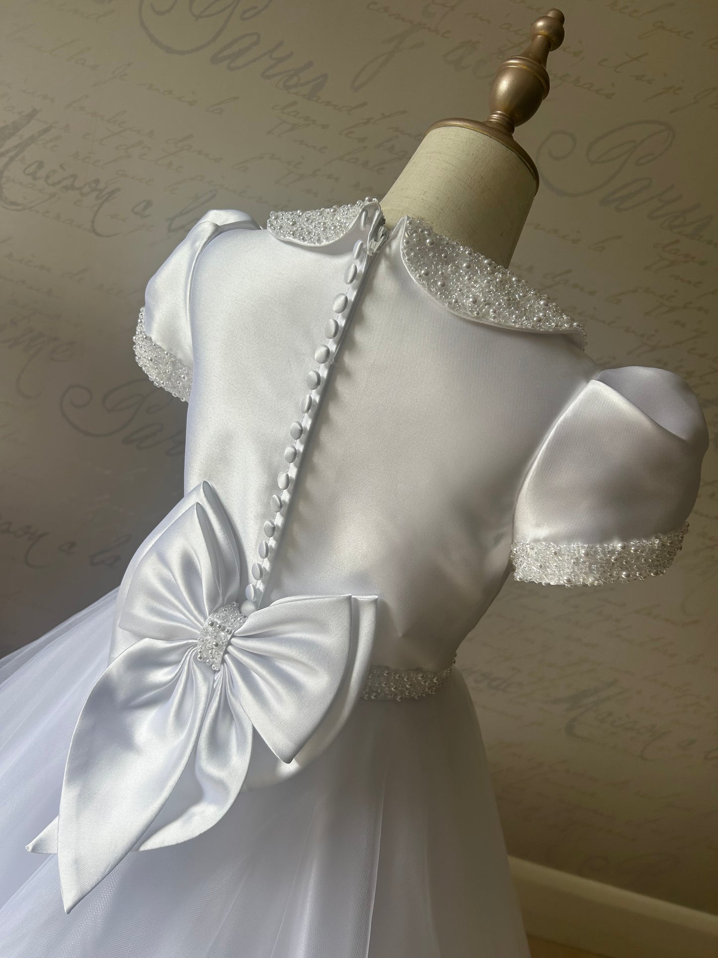 Isabella White Communion Dress - IS26372