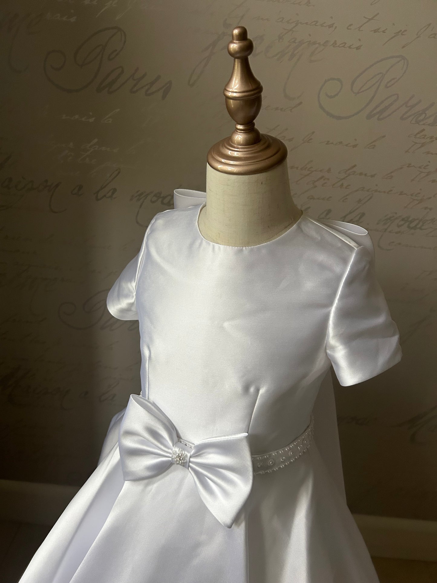 Isabella White Communion Dress - IS26344