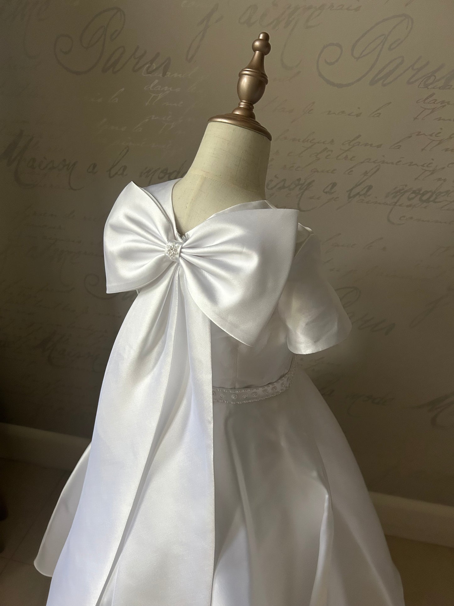 Isabella White Communion Dress - IS26344
