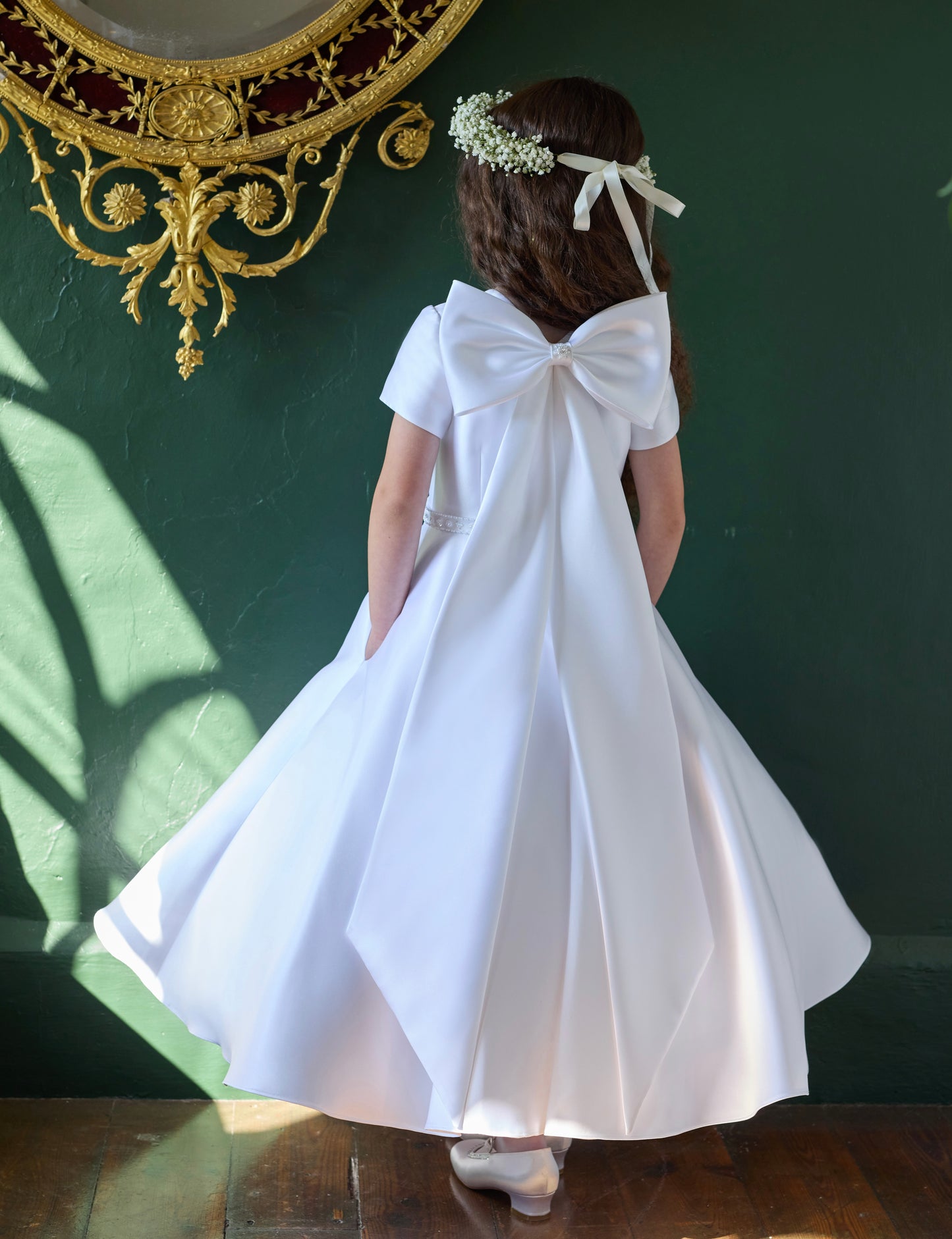 Isabella White Communion Dress - IS26344