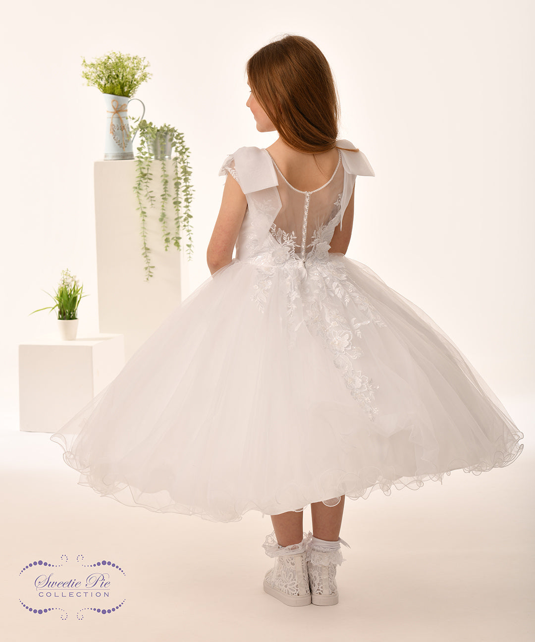 Sweetie Pie White Communion Dress Long Length 5016