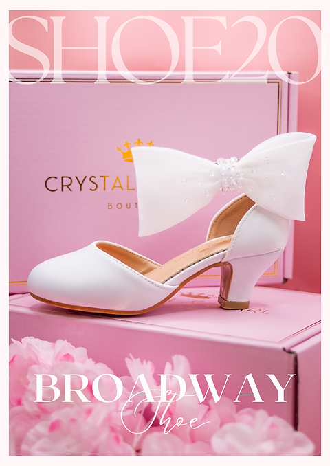 Crystal and Pearl Shoes - Broadway 20