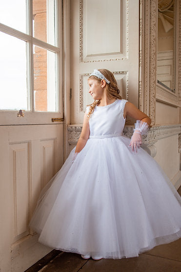 Crystal & Pearl - Diva Communion Dress COM070