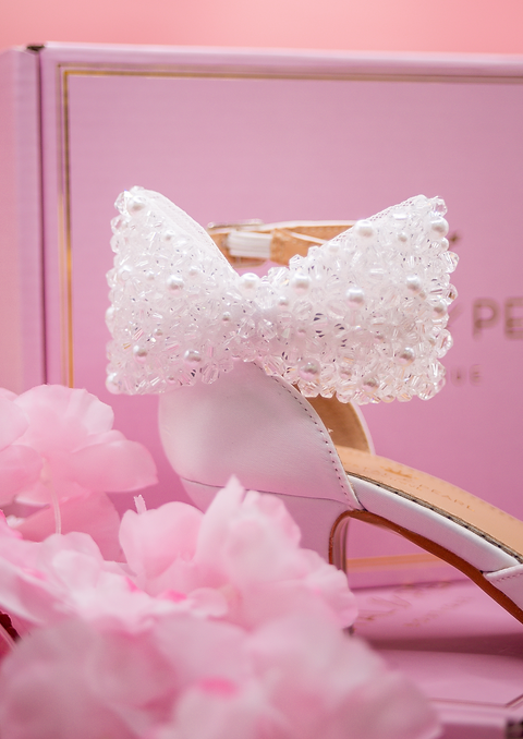 Crystal and Pearl Shoes - Sophia 11
