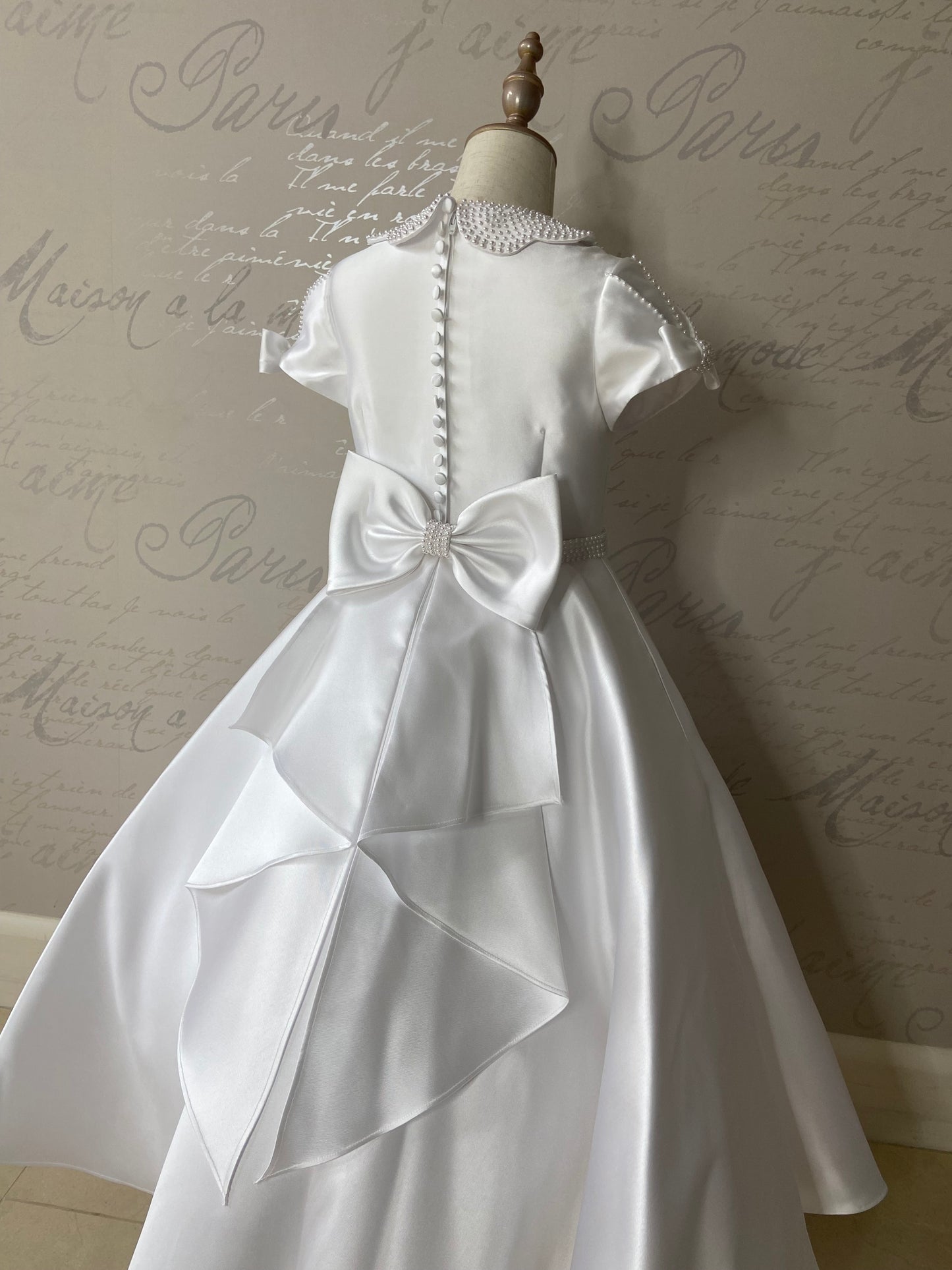 Isabella White Communion Dress - IS26334