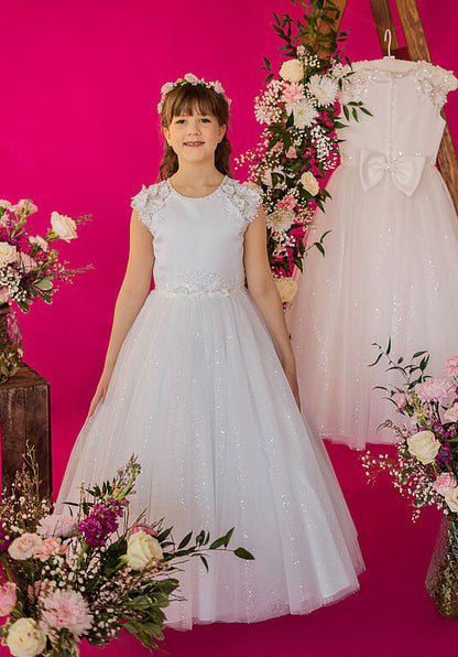 Emmerling White Communion Dress - Lorraine