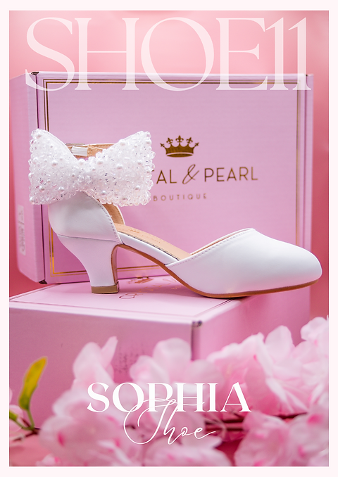 Crystal and Pearl Shoes - Sophia 11