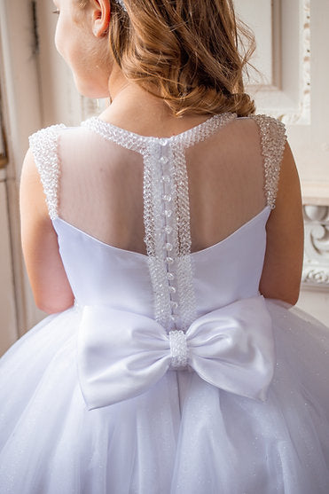 Crystal & Pearl - Diva Communion Dress COM070