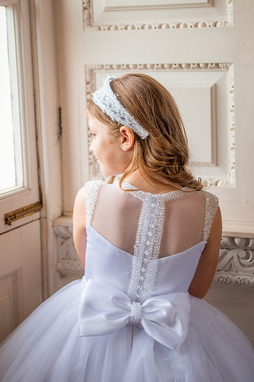 Crystal & Pearl - Diva Communion Dress COM070