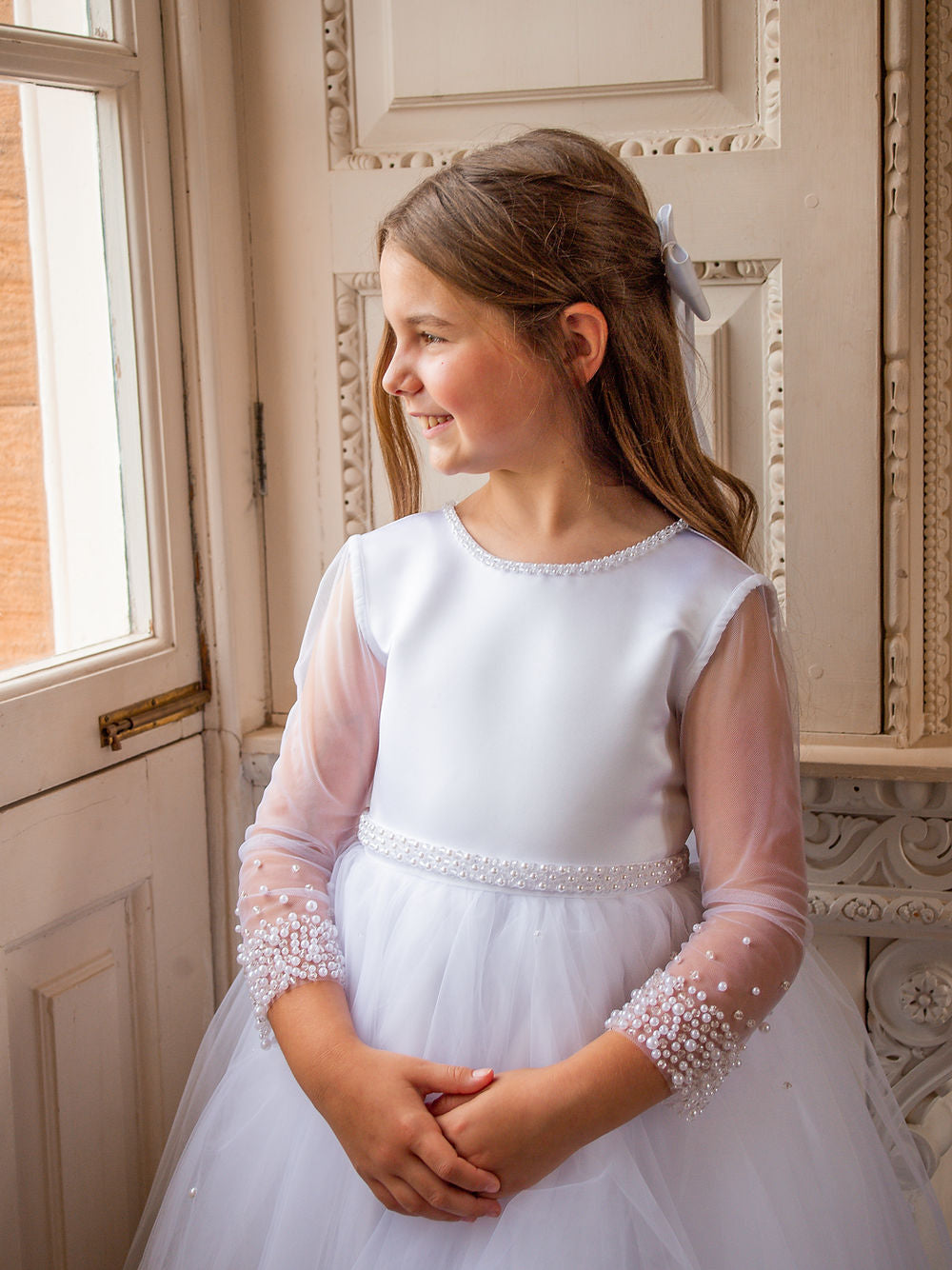 Crystal & Pearl - Broadway Communion Dress COM062