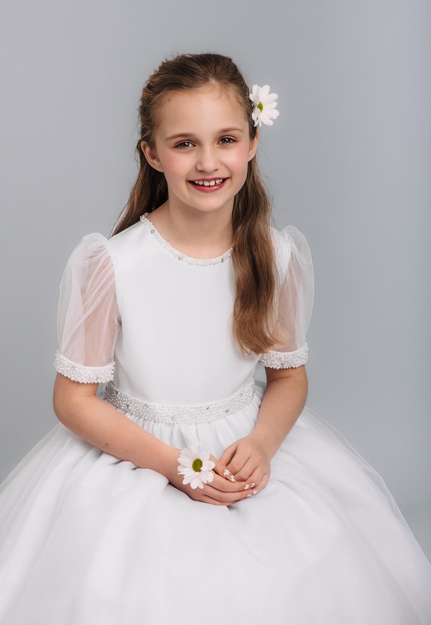 Paula's Communion White Communion Dress- PJ93
