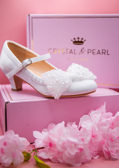 Crystal and Pearl Shoes - Nieve 02