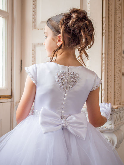 Crystal & Pearl - Cherub Communion Dress COM072