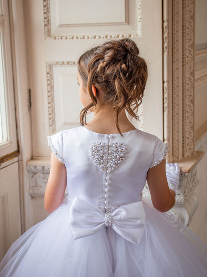 Crystal & Pearl - Cherub Communion Dress COM072