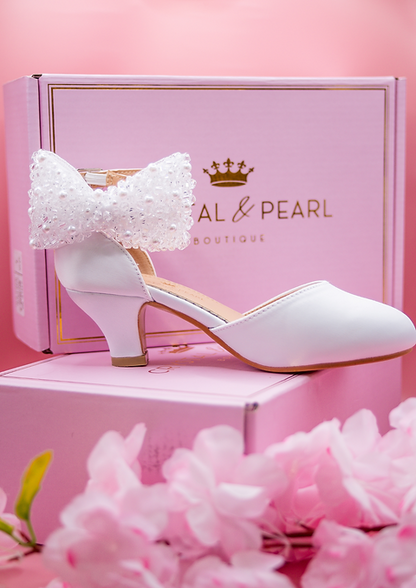 Crystal and Pearl Shoes - Sophia 11