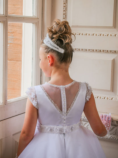 Crystal & Pearl - Polivanna Communion Dress COM074