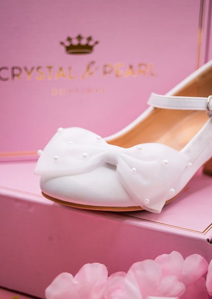 Crystal and Pearl Shoes - Allie 06