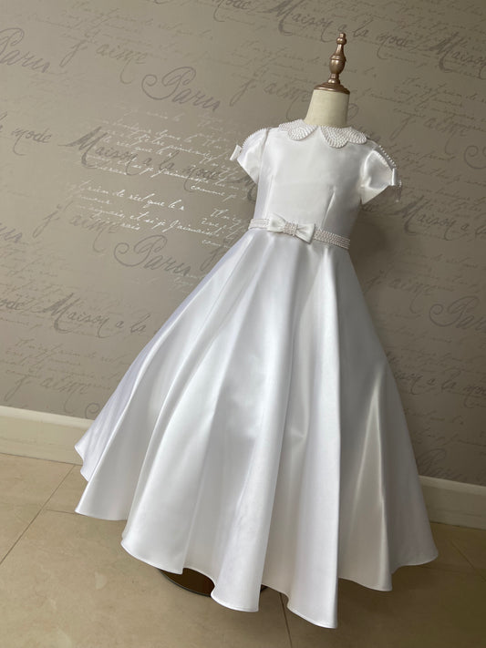 Isabella White Communion Dress - IS26334