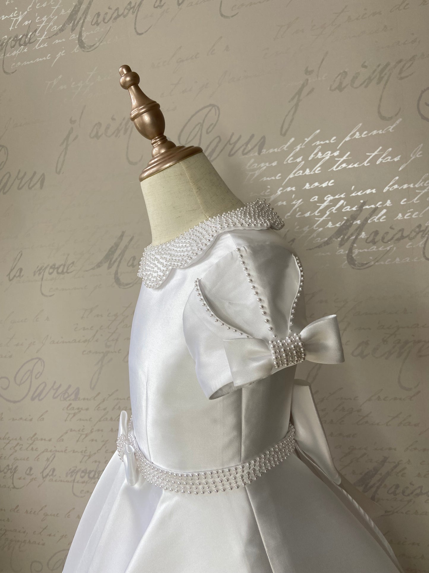 Isabella White Communion Dress - IS26334