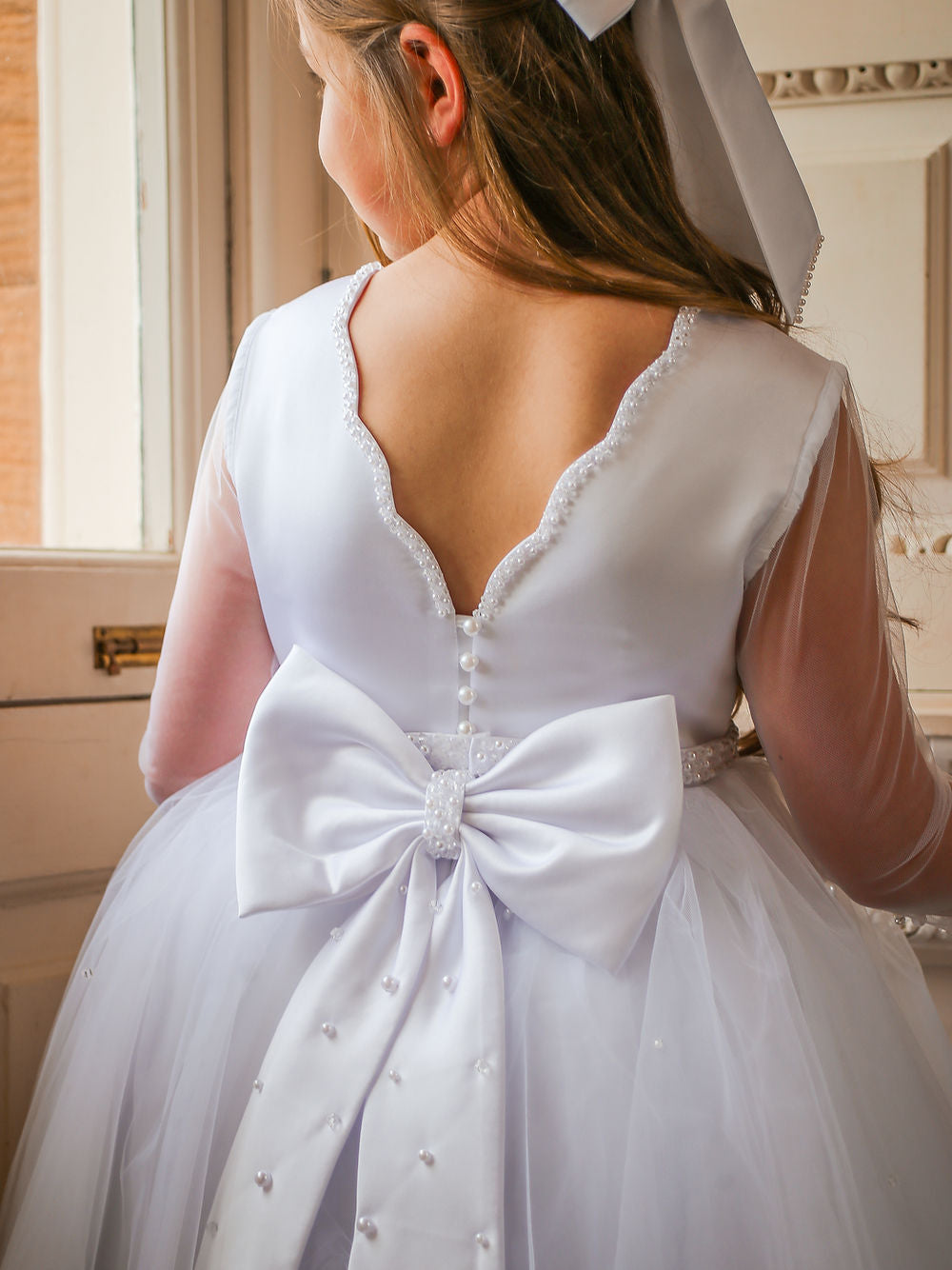 Crystal & Pearl - Broadway Communion Dress COM062