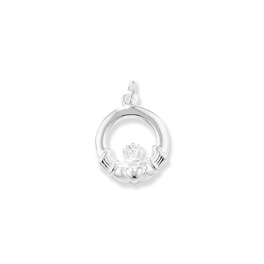 Sterling silver Claddagh Pendant HSP062A