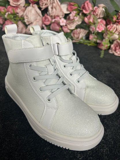 Sweetie Pie Girls White Sneaker Shoes Sadie Kouture Kids Ni