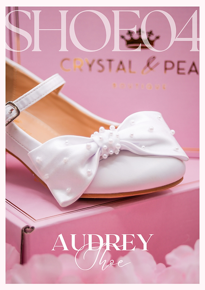 Crystal and Pearl Shoes - Audrey 04