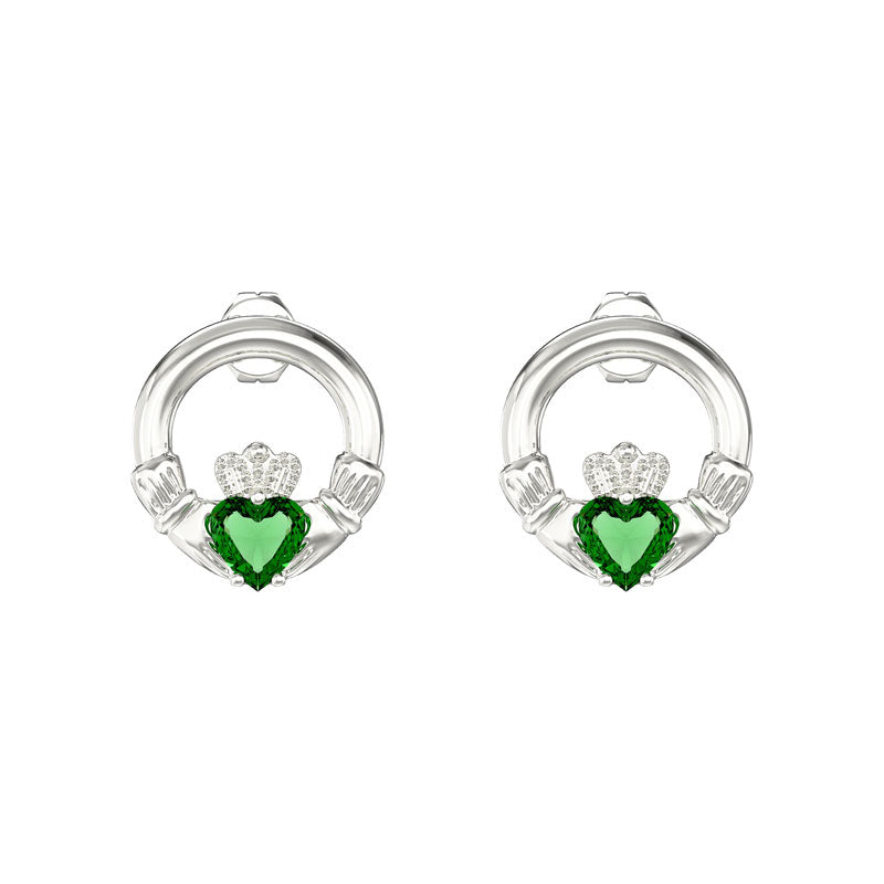 Sterling silver Claddagh Pendant HSP255