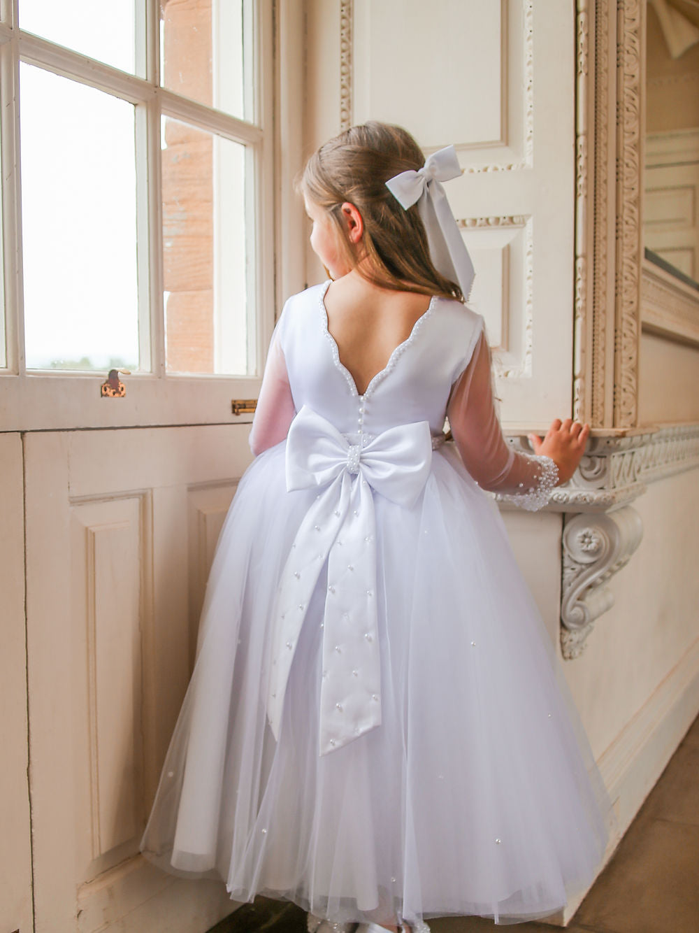 Crystal & Pearl - Broadway Communion Dress COM062