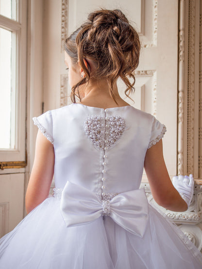 Crystal & Pearl - Cherub Communion Dress COM072