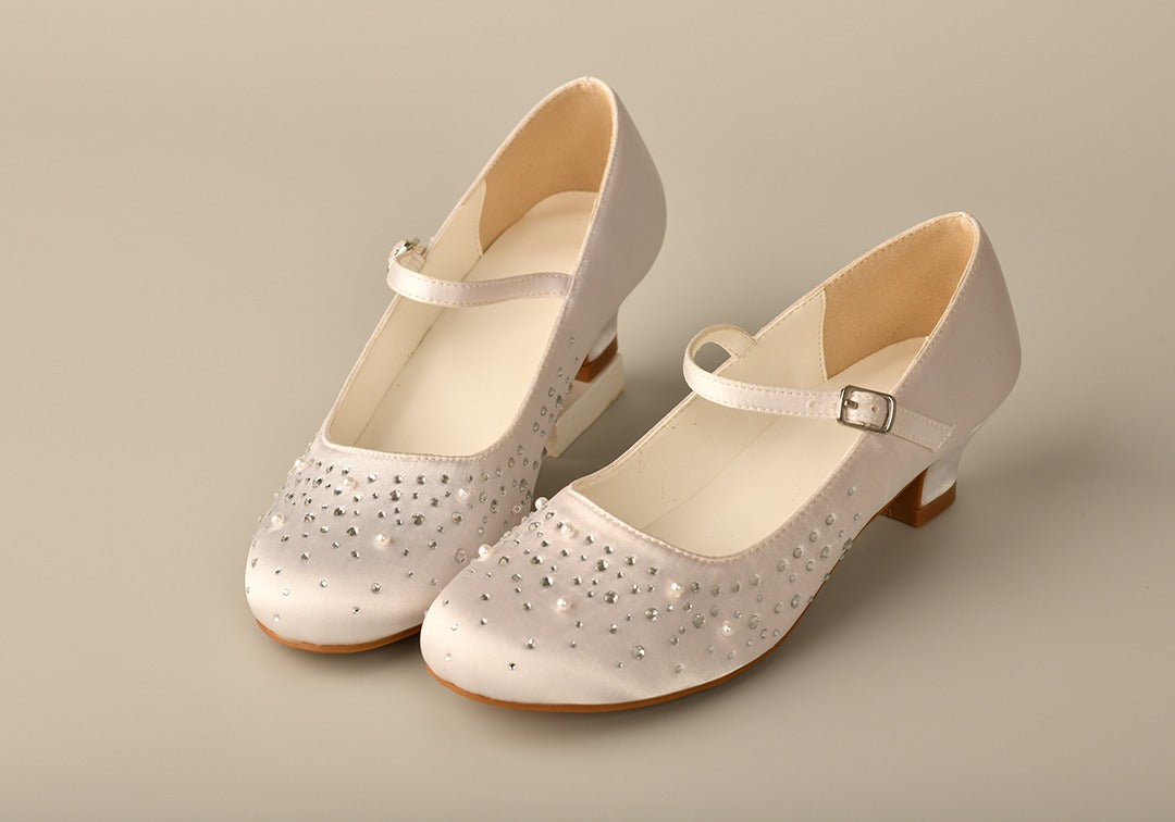 Sweetie Pie - Girls White Communion Shoe - SW8216