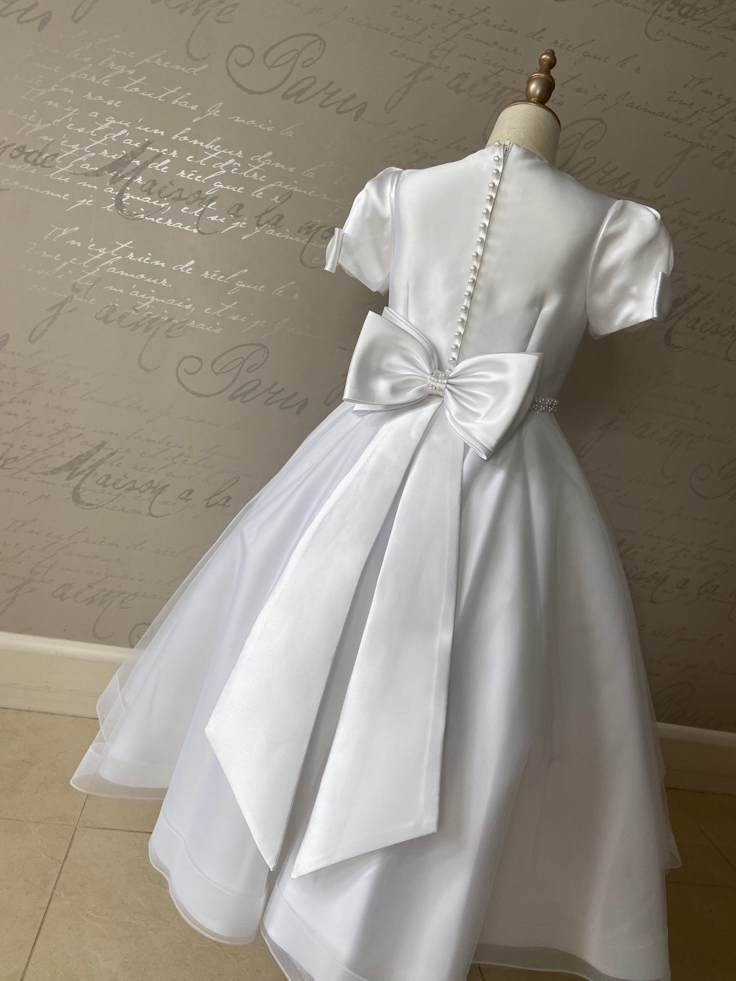 Isabella White Communion Dress - IS26328