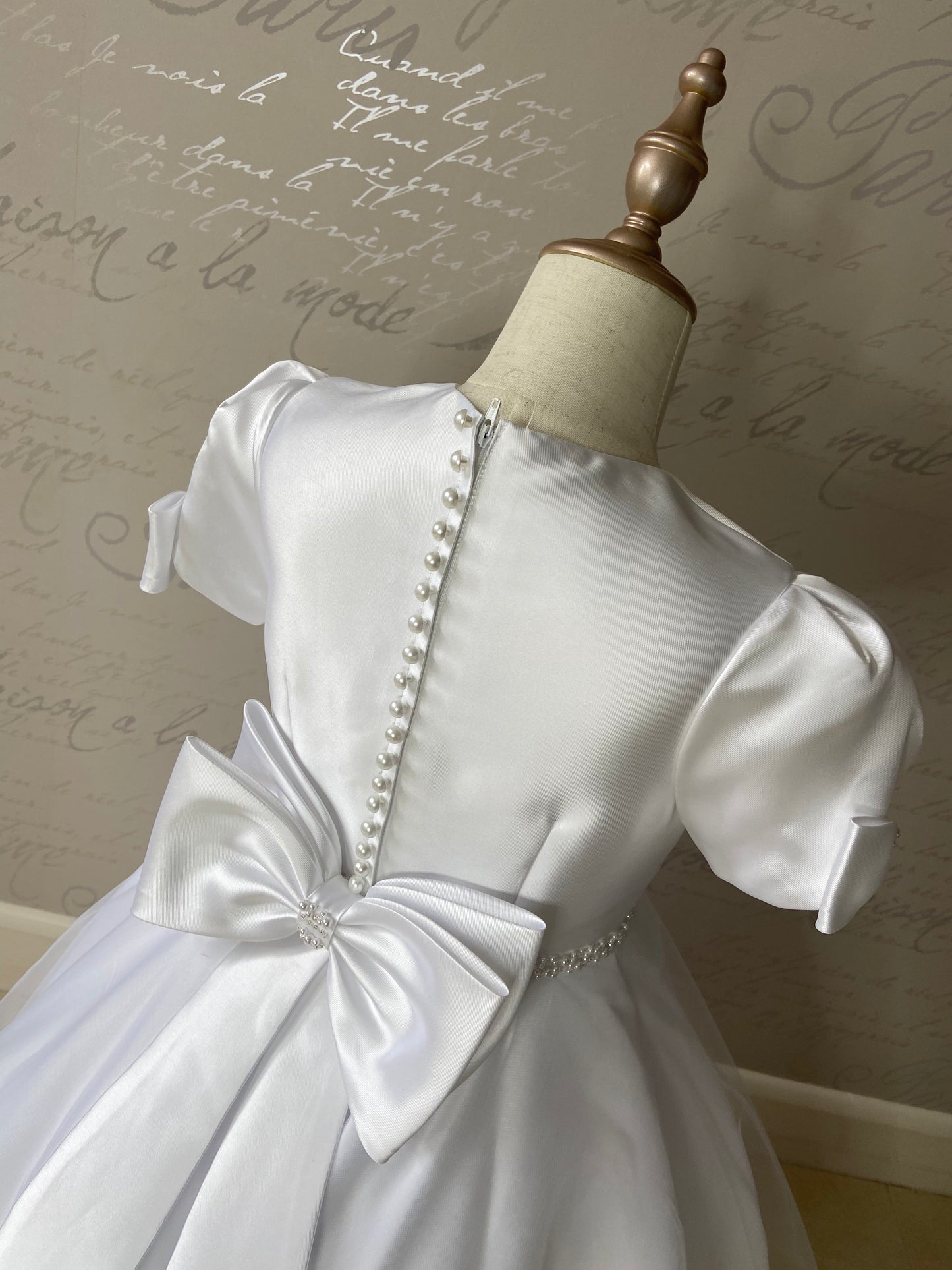 Isabella White Communion Dress - IS26328