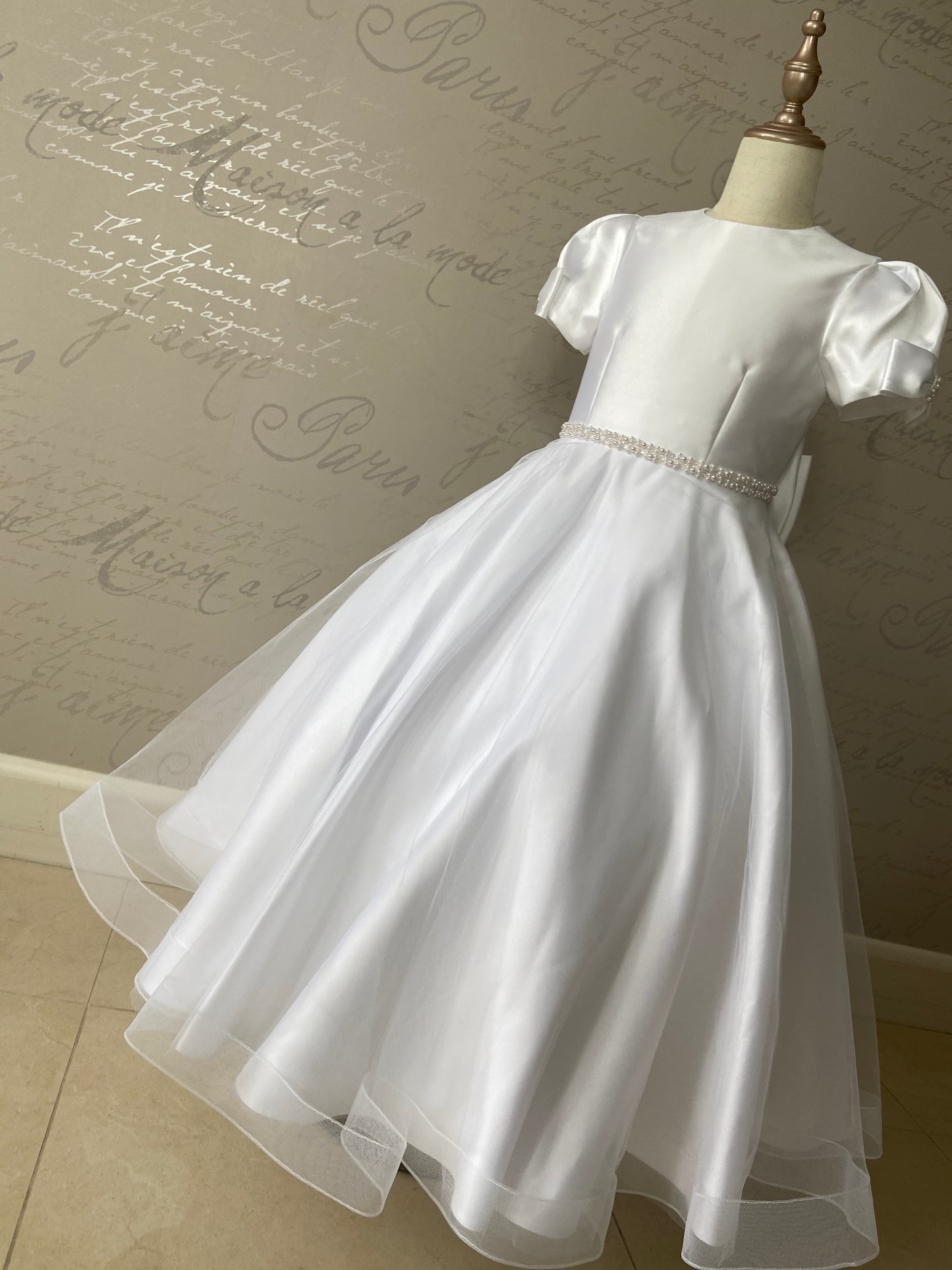 Isabella White Communion Dress - IS26328