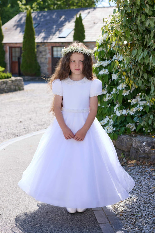 Isabella White Communion Dress - IS26372