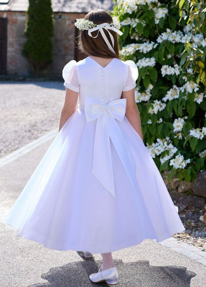 Isabella White Communion Dress - IS26322