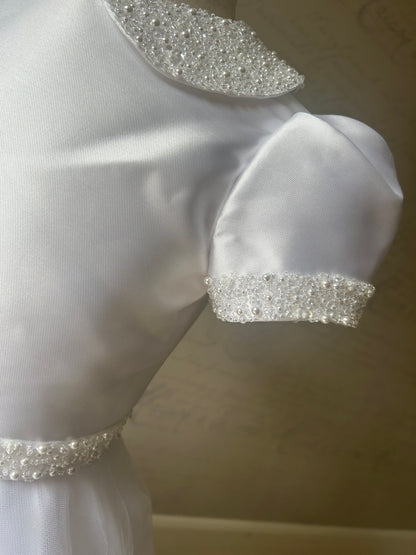 Isabella White Communion Dress - IS26372