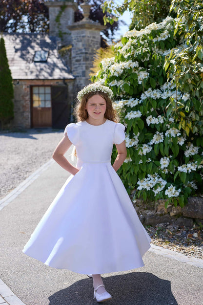 Isabella White Communion Dress - IS26320