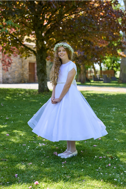 Isabella White Communion Dress - IS26312