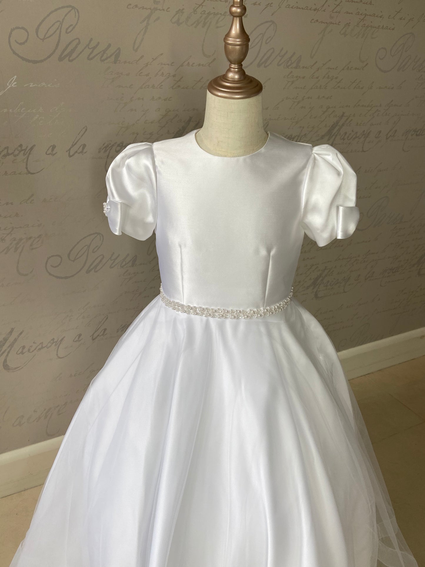 Isabella White Communion Dress - IS26328