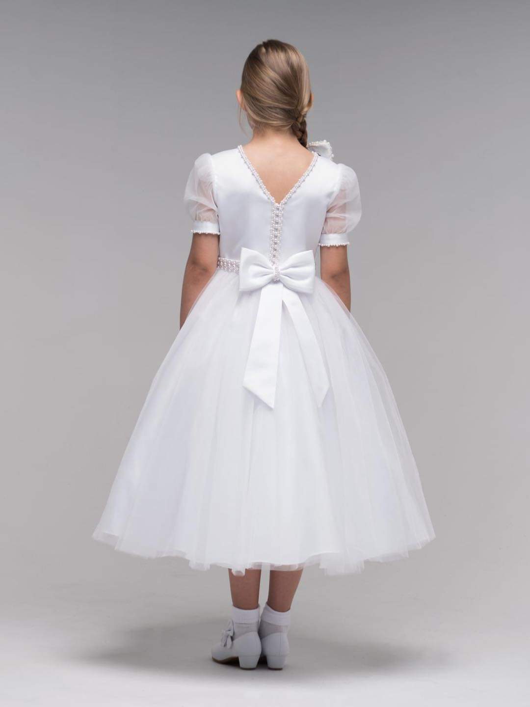 Paula’s Communion- White Communion Dress - PJ49 T Length