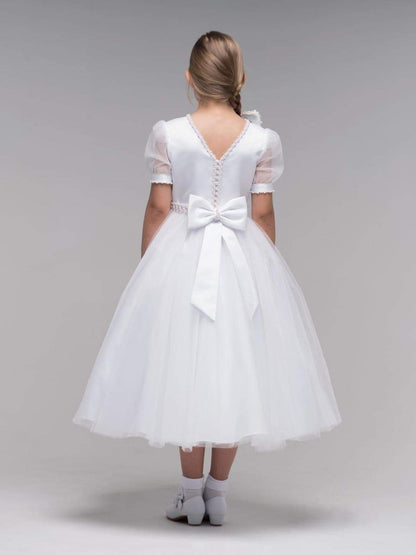 Paula’s Communion- White Communion Dress - PJ49 T Length