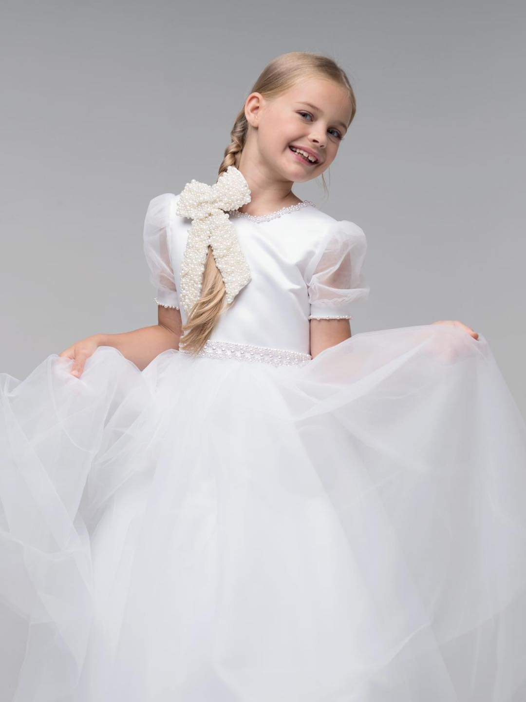 Paula’s Communion- White Communion Dress - PJ49 T Length