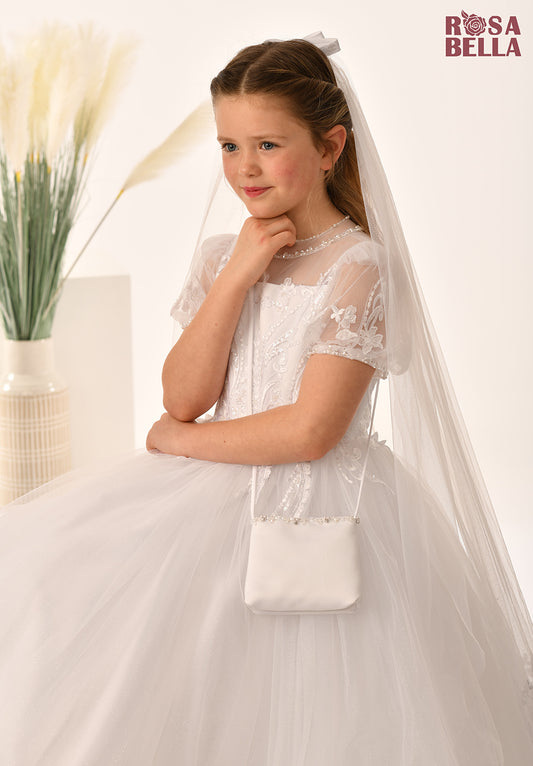Sweetie Pie White Communion Dress RB653