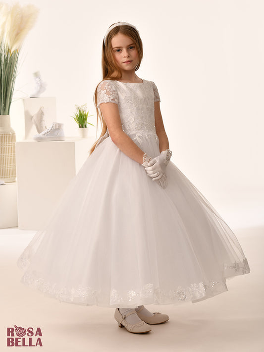 Sweetie Pie White Communion Dress RB668